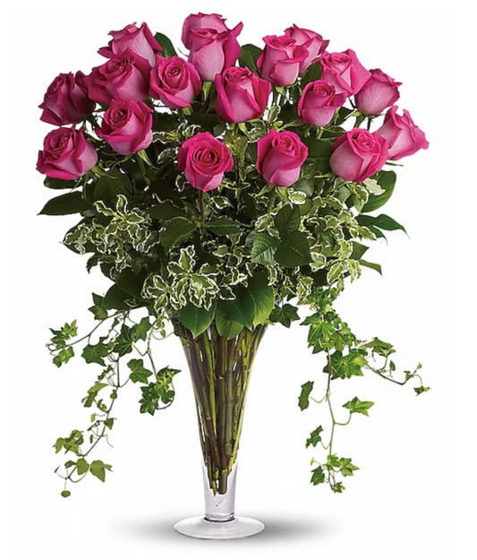 Radiant Pink Rose Elegance