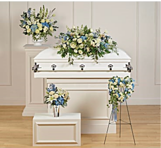 Peaceful Blue Remembrance
