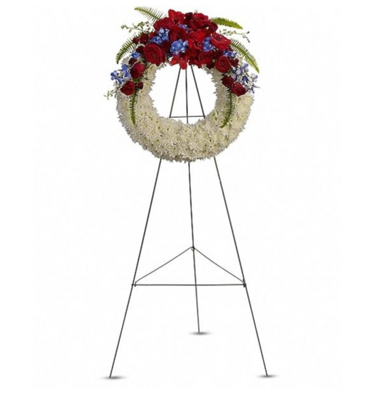 Patriotic Honor Standing Wreath