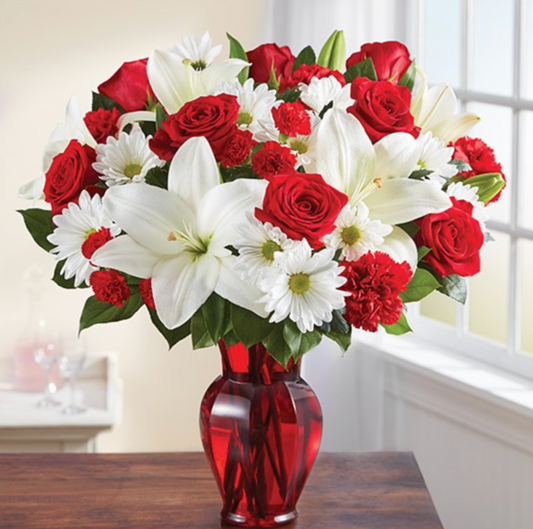 Crimson Elegance Bouquet