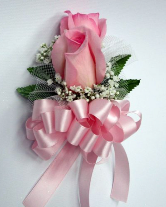 Blush Rose Classic Corsage
