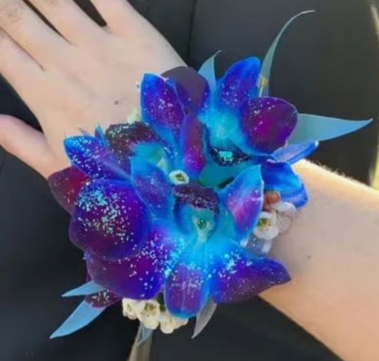 Galaxy Orchid Wrist Corsage