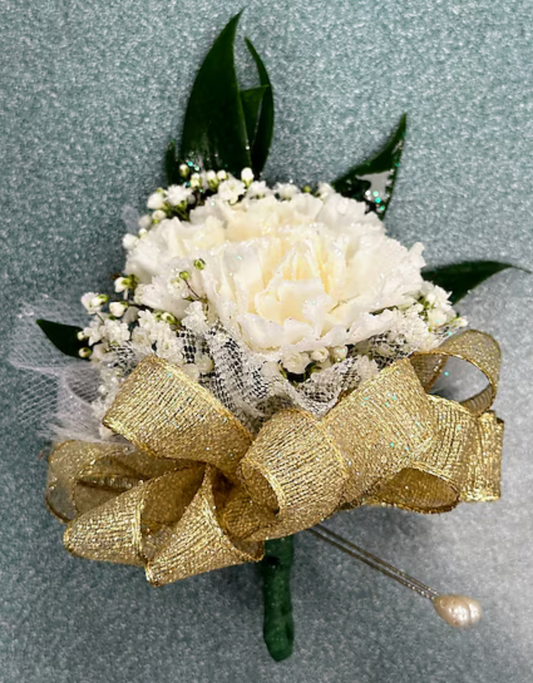 Ivory Glam Corsage
