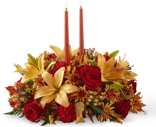 Candlelit Gathering Centerpiece
