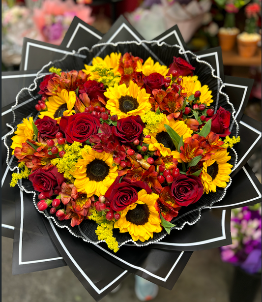 Ruby Radiance Bouquet