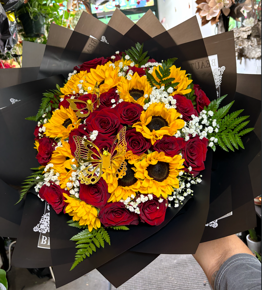Midnight Butterfly Bouquet
