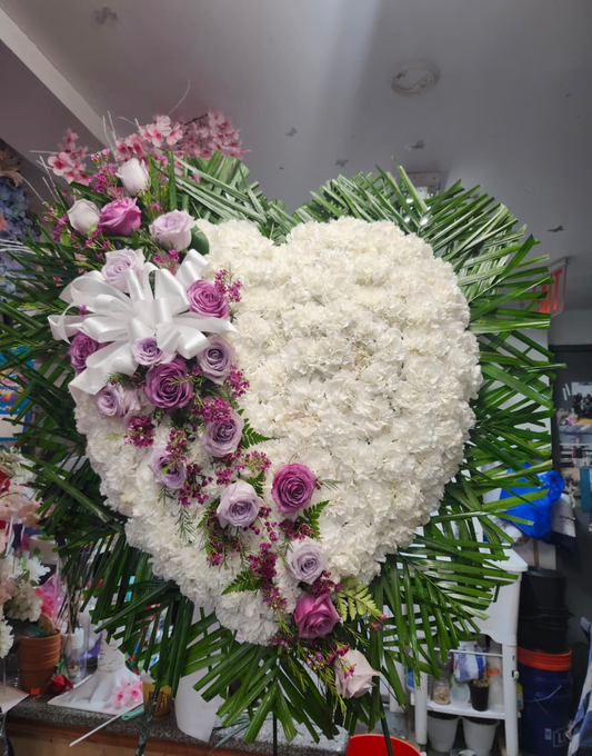 Graceful Love Heart Standing Wreath
